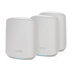 NETGEAR Orbi AX1800 Mesh WiFi 6 Router 專業級雙頻路由器 (3件裝) #RBK353 [香港行貨]