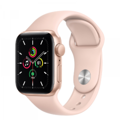 蘋果 Apple Watch SE GPS 智能手錶 Gold Alumimium Case w/Pink Sand Sport Band (44mm) #MYDR2ZP/A [香港行貨]