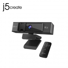 J5create 4K UHD Type-C WebCam w/microphone+remote 高畫質 數碼變焦 視訊會議攝影機 帶咪 附搖控 #CM-JVCU435 [香港行貨]