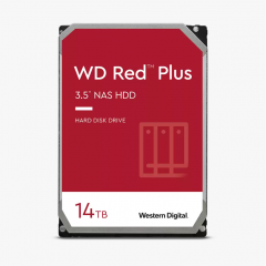 WD 3.5" RED PLUS 14TB HDD NAS 硬碟 #WD140EFGX [香港行貨]