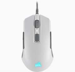 Corsair M55 RGB PRO Ambidextrous Multi-Grip Gaming Mouse - White 電競滑鼠 #CH-9308111-AP [香港行貨]