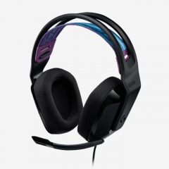 Logitech G335 Wired Gaming Headset 遊戲耳機麥克風 - Black #LGTG335BK [香港行貨] (2年保養)