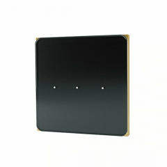 LifeSmart Moonstone Smart Switch - 3 Button 墨玉開關 3位觸控式智能燈掣 - BK #LS141BK [香港行貨]