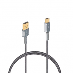 Magic-Pro ProMini Type-C to USB Charging Cable 快充銅製數據傳輸線 200cm - GY #PM-CBCA200GY [香港行貨]