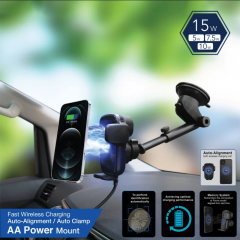 Capdase AA Power Fast Wireless Car Charging Auto Mount Telescopic Arm #HR00-AAT01 [香港行貨]