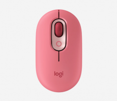 Logitech POP Wireless Mouse 無線滑鼠 - Pink #LGTPOPPK [香港行貨] (1年保養)
