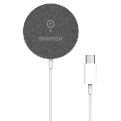 MOMAX Q.Mag Fusion Magnetic Wireless Charger 磁吸充電器 - 深灰色 #UD19E [香港行貨]