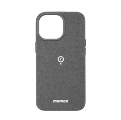MOMAX iPhone 13 Pro 6.1" Fusion MagSafe Case 布面保護殼 - Dark Grey #MFAP21M1E [香港行貨]