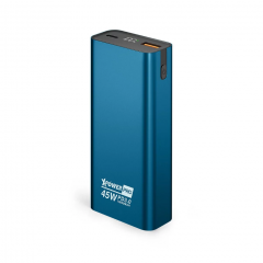 XPowerPro PD10R 10,000mAh 45W Aluminlum PD Power Bank 鋁合金外置充電器 - Blue #XPP-PD10R-BL [香港行貨]