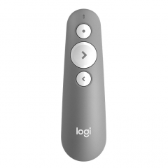 Logitech R500s Wireless Laser Presentation Pointer 雷射筆簡報遙控器 (中灰色) - Mid Grey #LGTR500GY [香港行貨] (1年保養) 910-006522