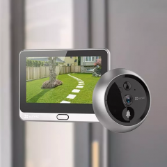 螢石 EZVIZ DP2 Wire-Free Peephole Doorbell 1080P 觸控面板 全無線智能貓眼攝像頭+門鈴 #DP2 [香港行貨]