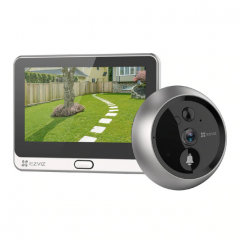 螢石 EZVIZ DP2C Wire-Free Peephole Doorbell 1080P 升級版 觸控面板 全無線智能貓眼攝像頭+門鈴 #DP2C [香港行貨]