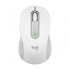 Logitech Signature M650 Silent Wireless Mouse 無線滑鼠 - White #LGTM650WH [香港行貨] (1年保養)