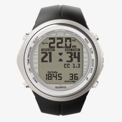 Suunto DX Silver Elastomer Dive Watch w/USB 潛水電腦錶 運動腕錶 #SS021116000 [香港行貨]