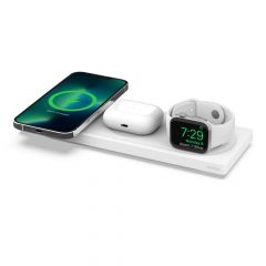 Belkin BOOST CHARGE PRO MagSafe 3in1 Wireless Charging Pad 3合1 無線充電板 - WH #WIZ016MYWH [香港行貨]