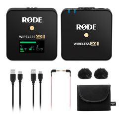 RODE Wireless GO II Single Microphone 外置收音麥克風 - BK #RODEWGOIISBK [香港行貨]