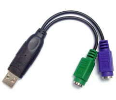 Unitek Y-155 USB To 2xPS/2 Cable 傳輸線 #Y155 [香港行貨]